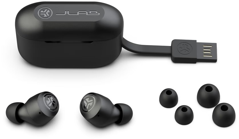 Bluetooth-гарнітура JLab Go Air Pop TWS  Black (IEUEBGAIRPOPRBLK124)